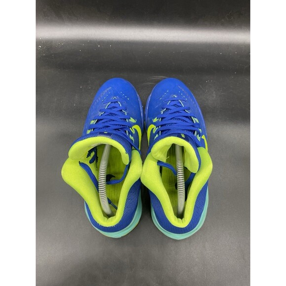 Nike Lunar Hyperdunk 2014 Blue Green Basketball Sneaker Youth Size 7Y 654252-400 - Picture 5 of 7